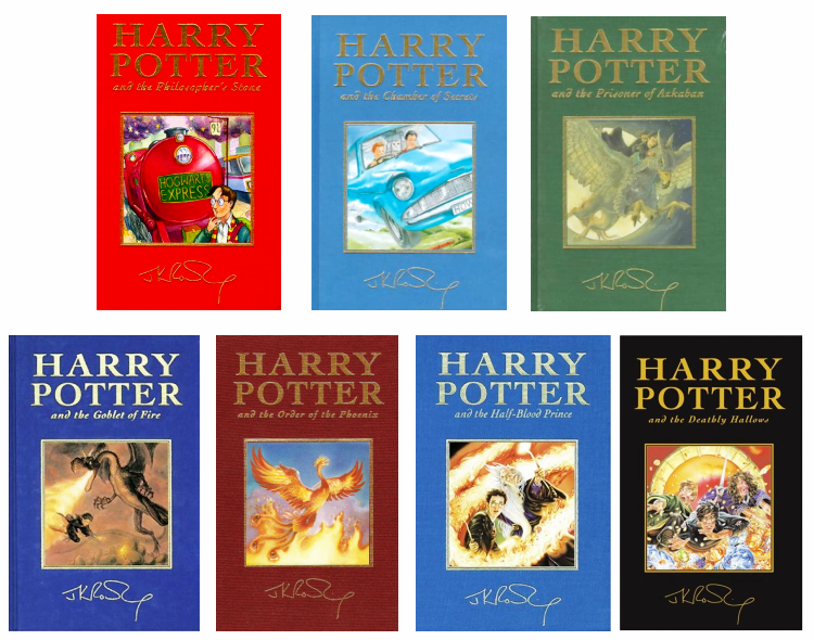 Hardcover Collectors Edition Covers Harry Potter 